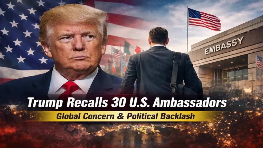 Trump Recalls 30 U.S. Ambassadors