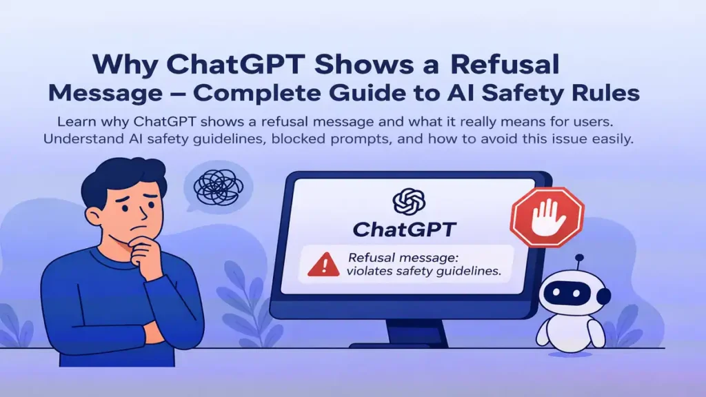 ChatGPT Shows a Refusal Message